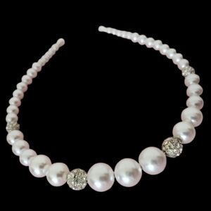 NWOT Elegant Pearl and Rhinestone Headband